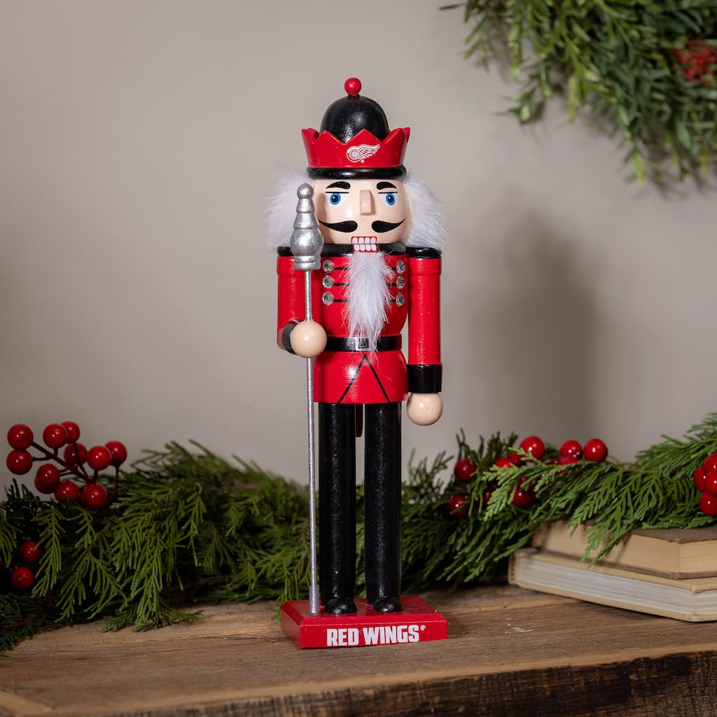 Nutcracker Statue, Detroit Red Wings - 14.37''W x 9.84''H x 14.57
