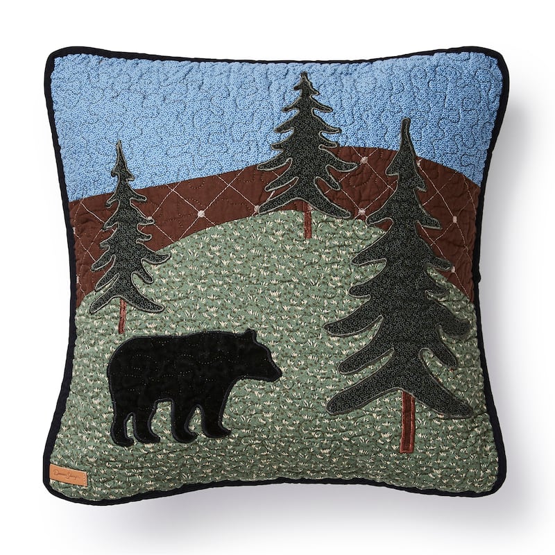 Donna Sharp Bear Lake Square Decorative Pillow
