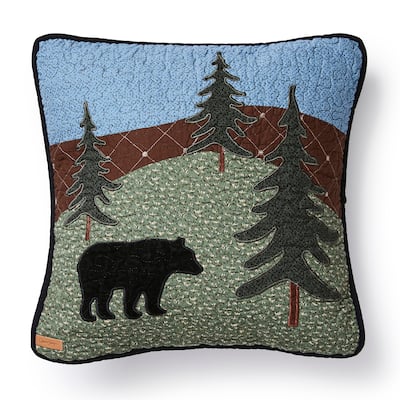 Donna Sharp Bear Lake Square Decorative Pillow