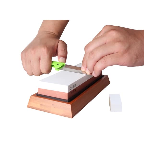 Adjustable Angle Knife Sharpener with two Stones