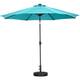 Ainfox 10ft Patio Umbrella with Lights Outdoor Solar Umbrella