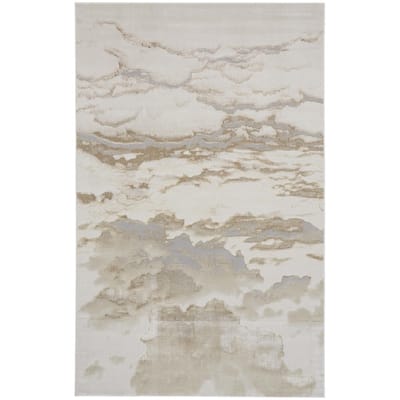 Waga Abstract Area Rug By HomeRoots - 9' x 12'