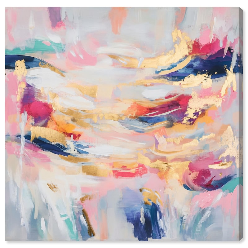 Balipink I Canvas by Art Remedy, Gallery Wrapped - 20" x 20"