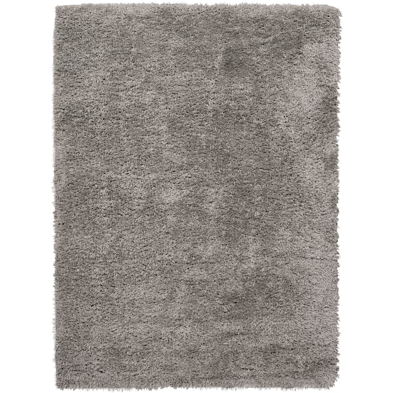Nourison Lush Shag Contemporary Solid Shag Area Rug