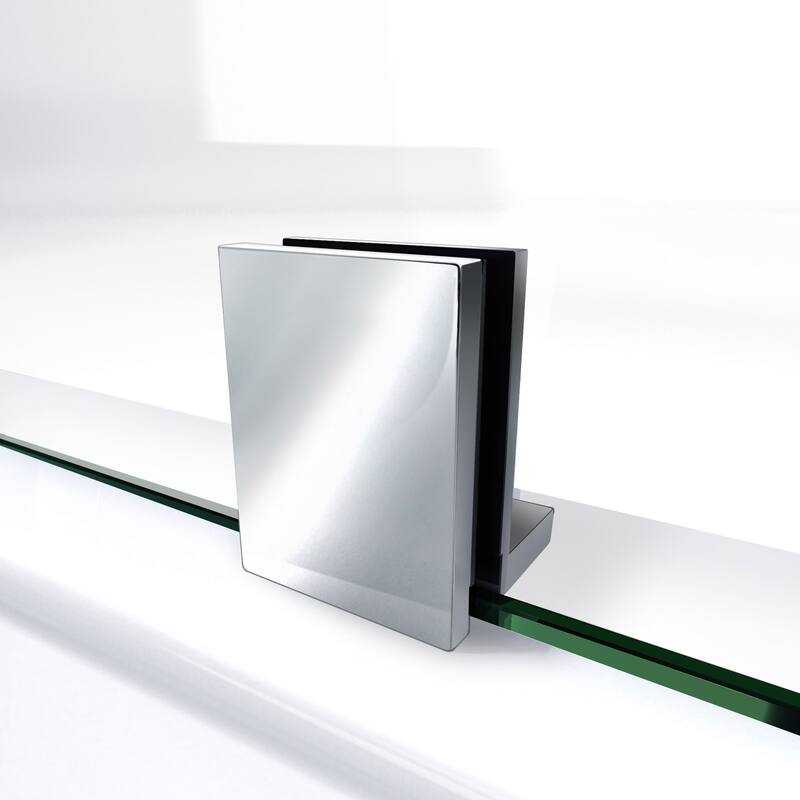DreamLine Prism Plus 36 in. x 36 in. x 74 3/4 in. Hinged Shower Enclosure and Shower Base Kit - 36" x 36"