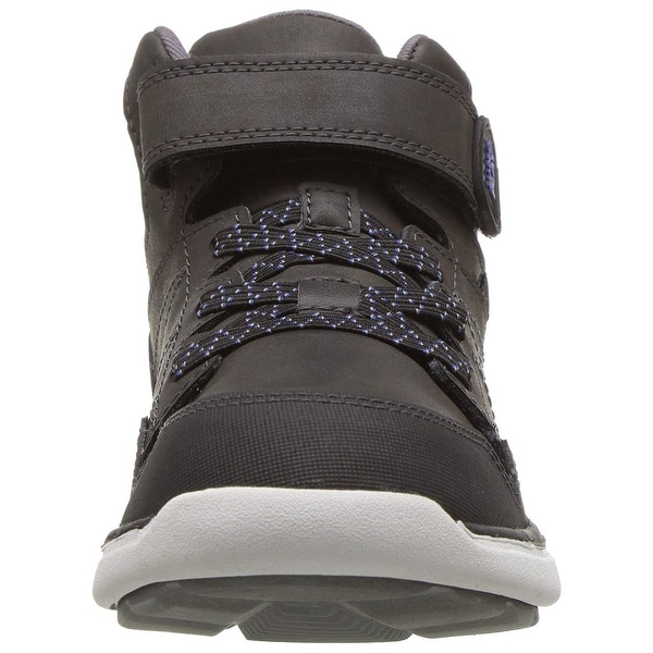 Stride Rite Kids Saul Boys and Girls Machine Washable Leather Sneaker Fashion Boot