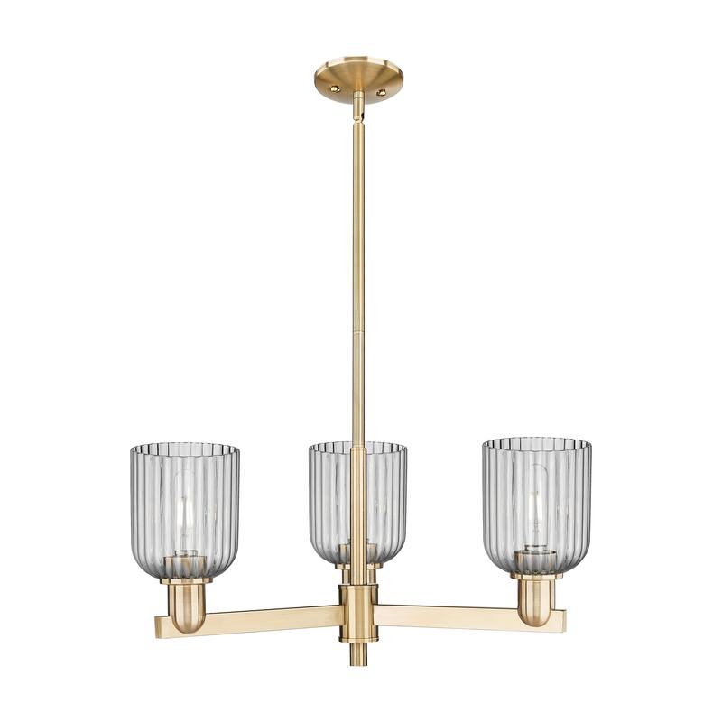 Innovations Lighting Downtown Urban - Bridal Veil - 3 Light 18" Chandelier