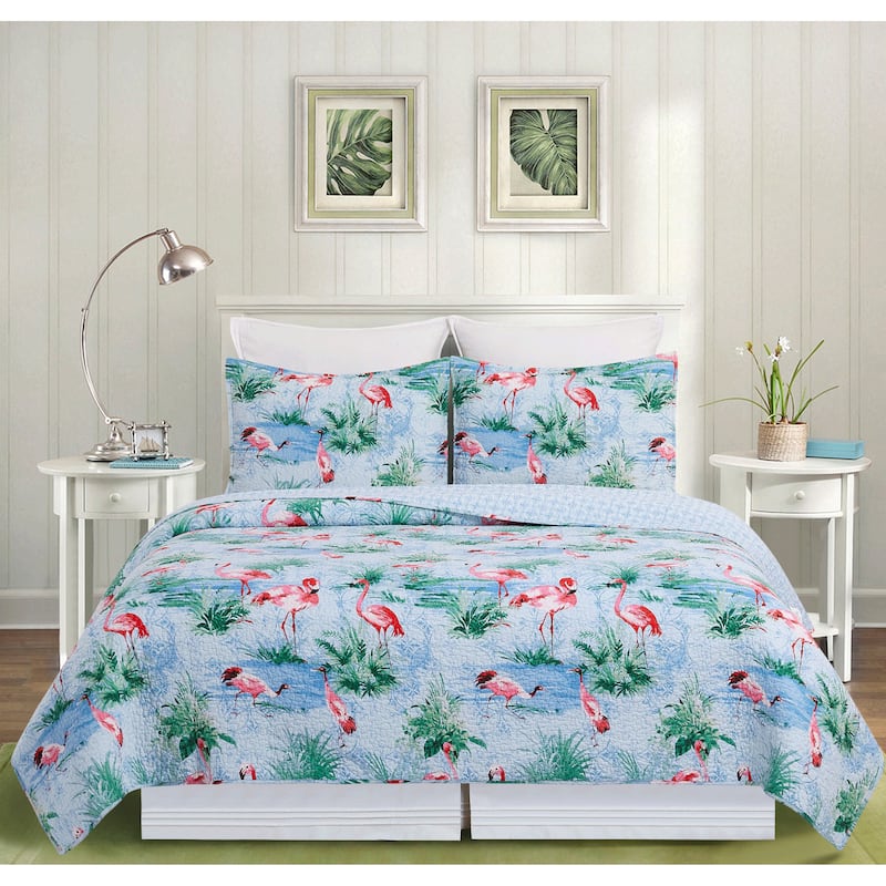 Paradise Coast Cotton Quilt Set