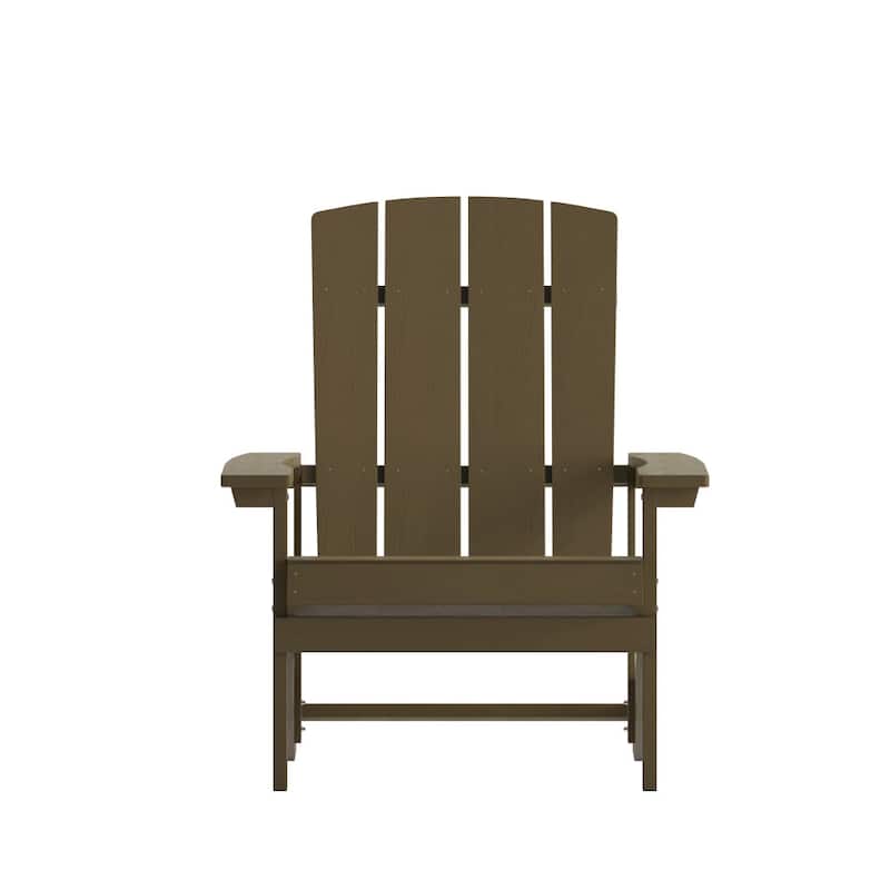 All-weather Poly Resin Wood Outdoor Adirondack Chair (Set of 4)