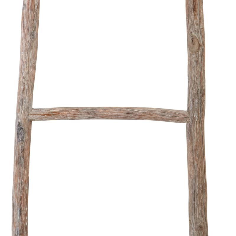 Elk Home Lydia Bleached Wood 17 Inch Wide Wood Ladder