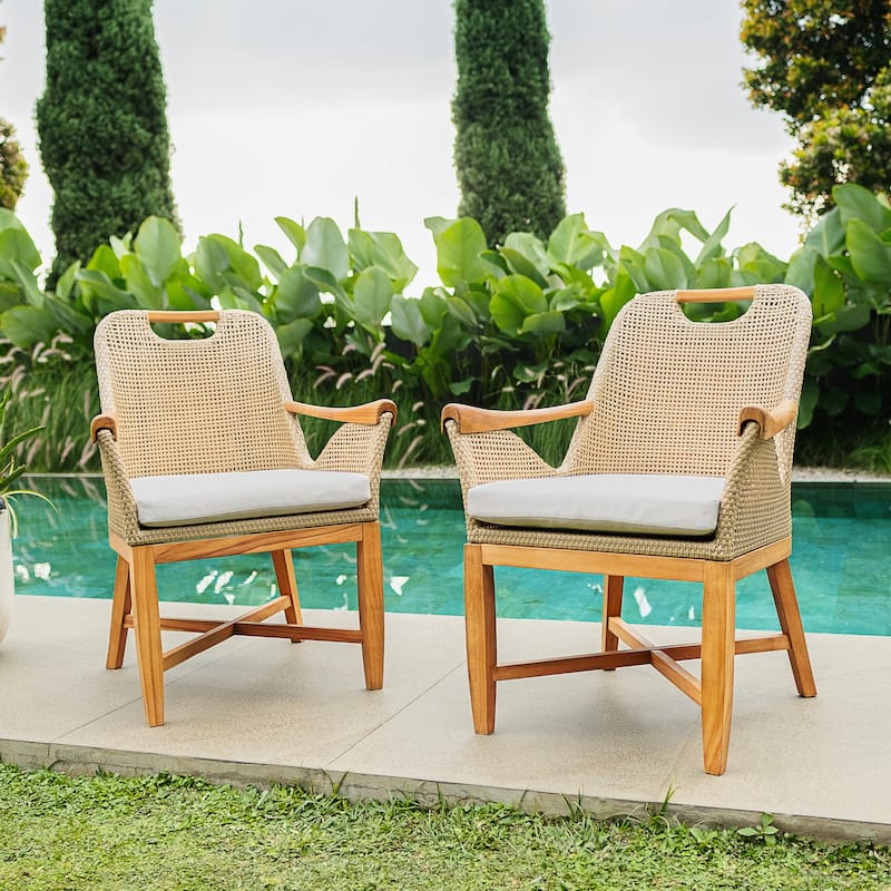 Cambridge Casual Sydney 5-piece Teak Outdoor Wicker Dining Set