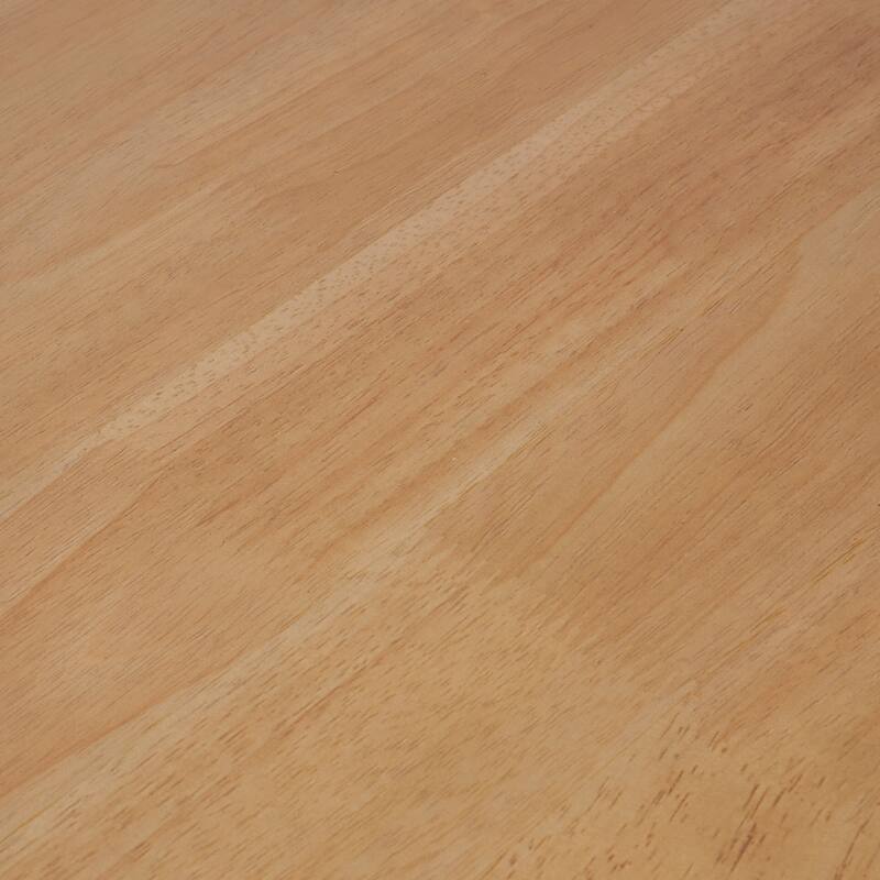 Brown Wood Handmade Slatted Drum Side End Accent Table with Black Metal Legs