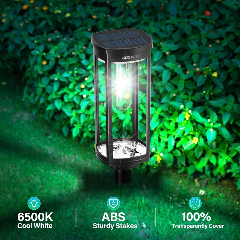 Solar Pathway Lights Outdoor, Bright Outside Waterproof