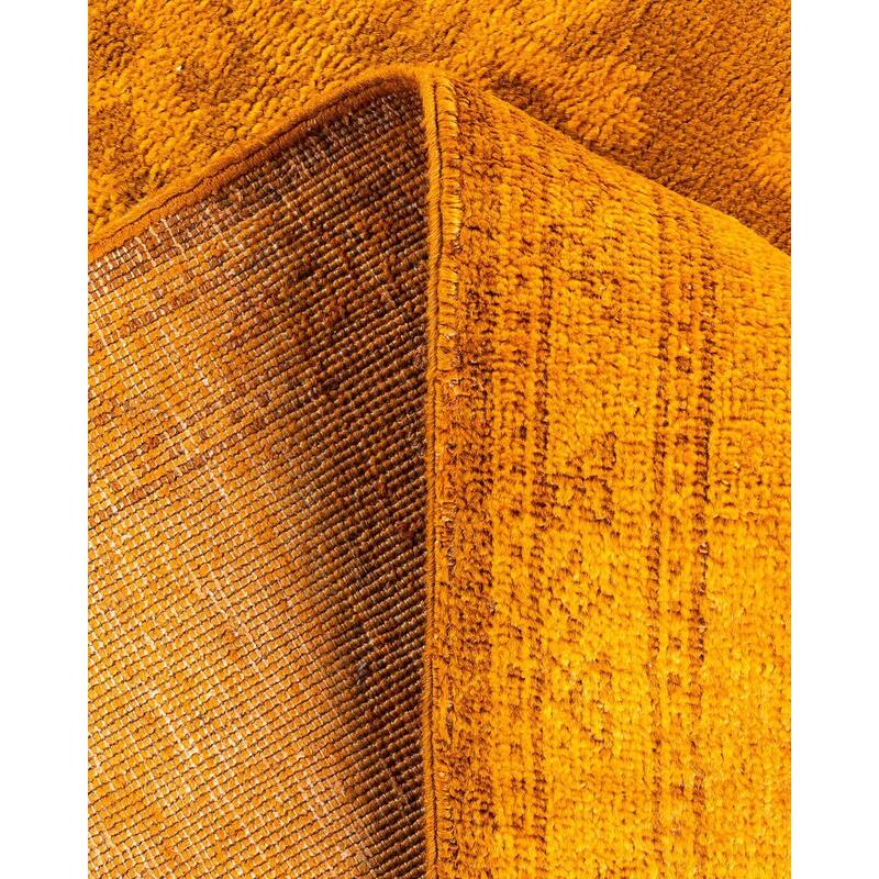 Vibrance, One-of-a-Kind Handmade Area Rug - Gold, 4' 3" x 6' 2" - 4' 3" x 6' 2"