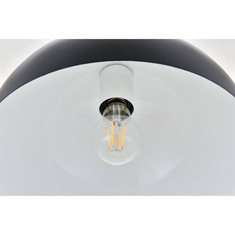 Elegant Lighting Forte Single Light 12" Wide Pendant
