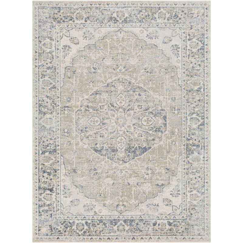 Livabliss Lillian Machine Washable Vintage Area Rug