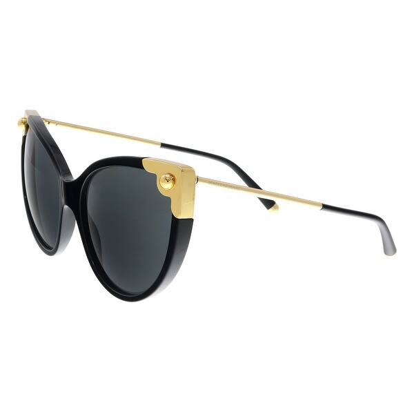 Shop Dolce Gabbana Dg4337 501 87 Black Cat Eye Sunglasses No