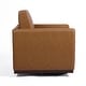 preview thumbnail 47 of 154, Set of 2 Modern Swivel Accent Armchairs Upholstered Arm Chairs