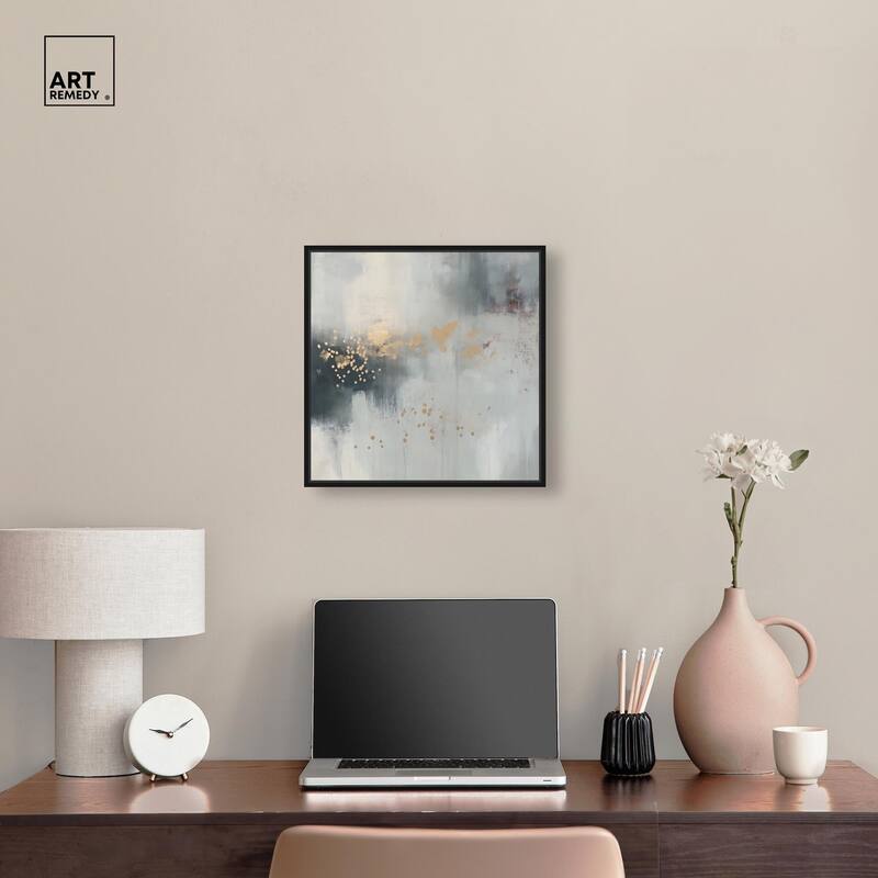 Silvered Hues and Gold II Canvas by Art Remedy