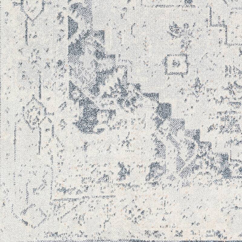Livabliss Lillian Machine Washable Faded Classic Area Rug