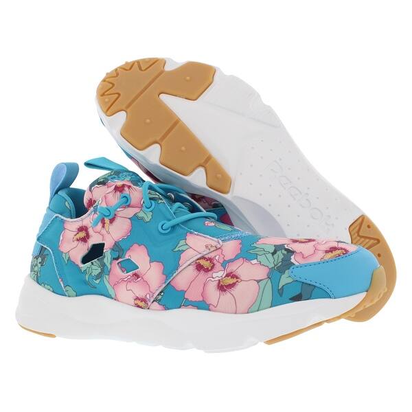 Shop Reebok Furylite Floral Print Casual Women S Shoes 6 5 B M Us Overstock 22401281