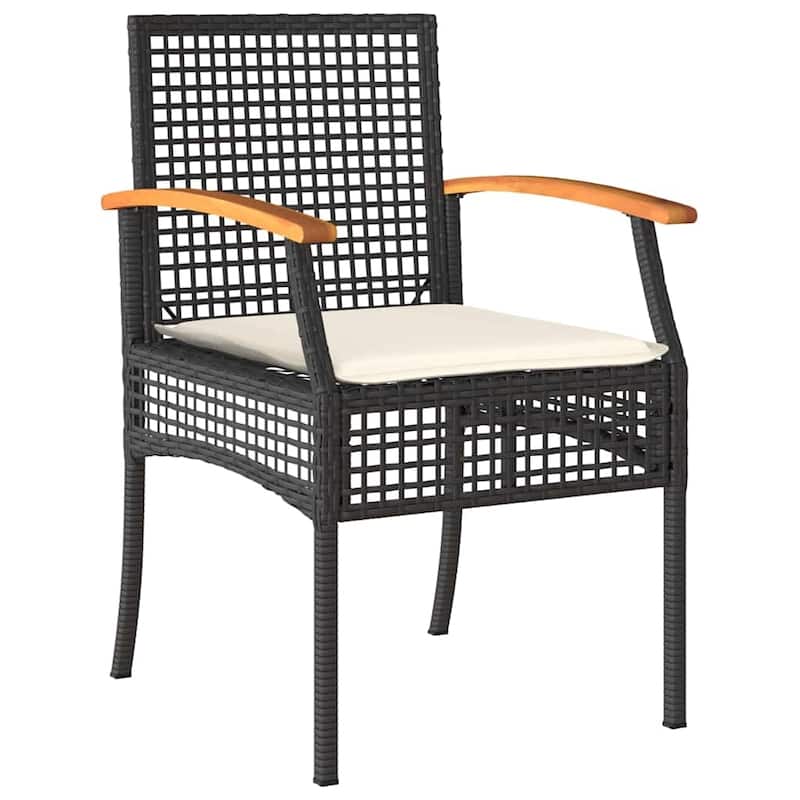 vidaXL Garden Dining Set poly rattan