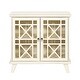 preview thumbnail 10 of 28, Middlebrook Loches 32-inch Fretwork Entryway Cabinet