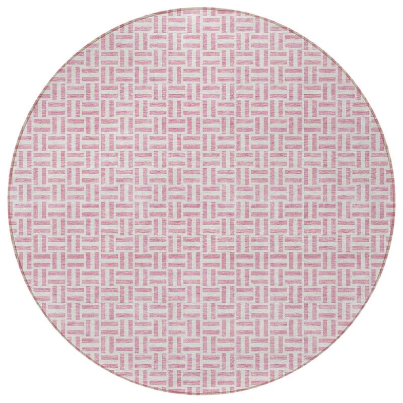 HomeRoots Geometric Transitional Rectangle Outdoor Rug