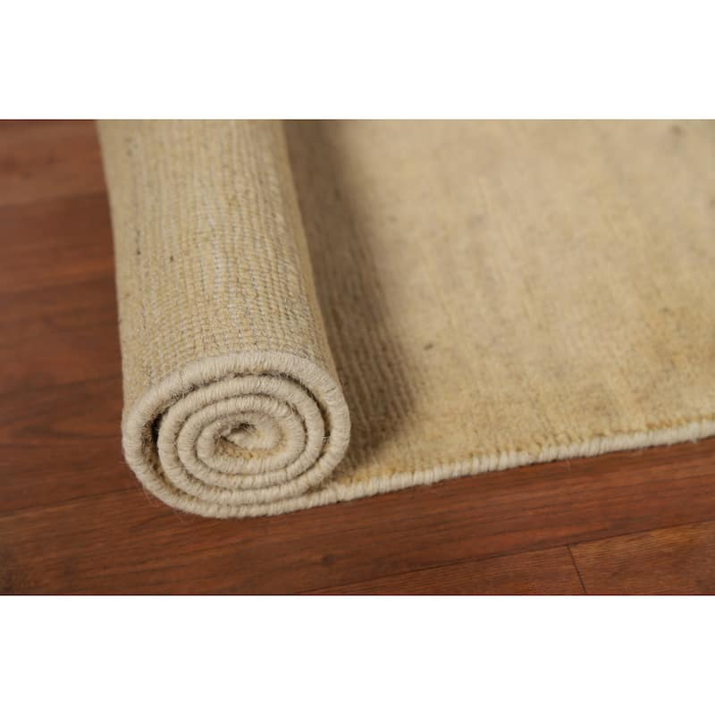 Gabbeh Contemporary / Modern Runner Rug Handmade Wool Carpet - 2'11"x 10'1"