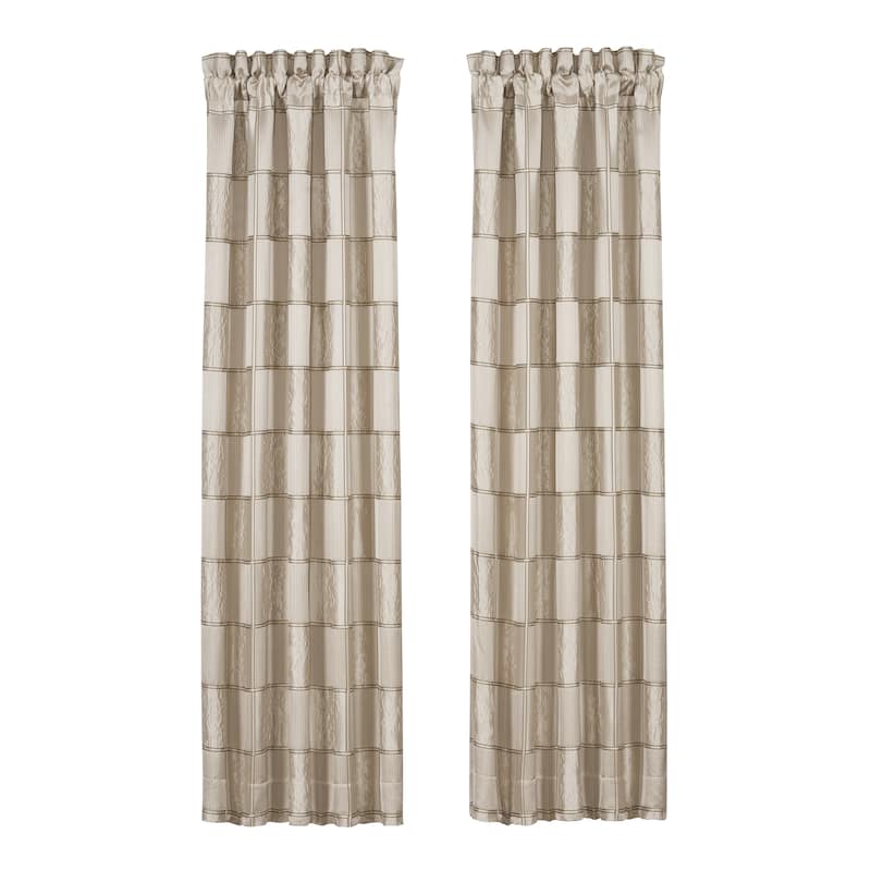 Brando Flax Window Panel Pair