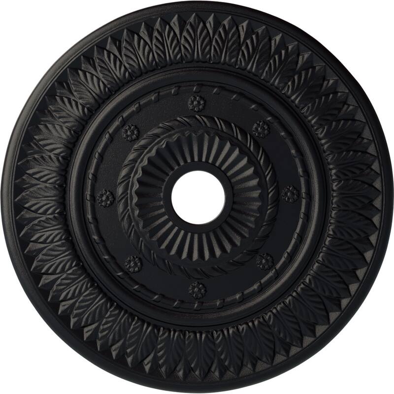 26 3/4"OD x 3 5/8"ID x 1 1/8"P Leaf Ceiling Medallion