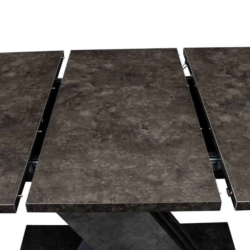 Stylish Design Traditional Extendable Console Table Dining Table
