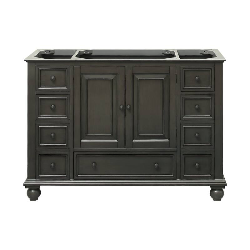 Avanity Thompson 48-inch Vanity Only - 48"W x 21"D x 34"H - Charcoal Glaze