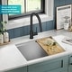 preview thumbnail 12 of 162, KRAUS Kore Workstation Undermount Stainless Steel Kitchen Sink
