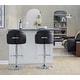 preview thumbnail 46 of 53, Porch & Den Dahlia Adjustable Bar Stool with Rounded T Footrest (Set of 2)
