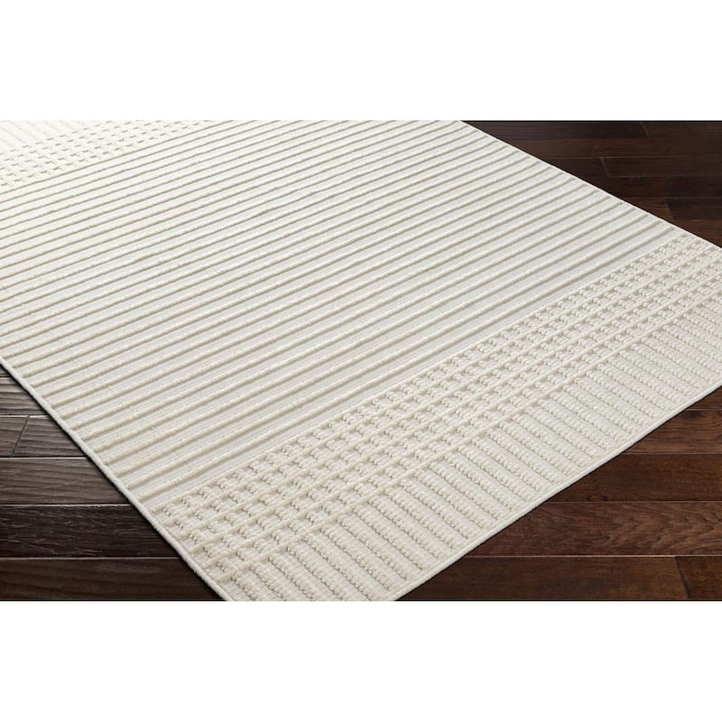 Livabliss Lyna Art Deco Checkered Washable Area Rug