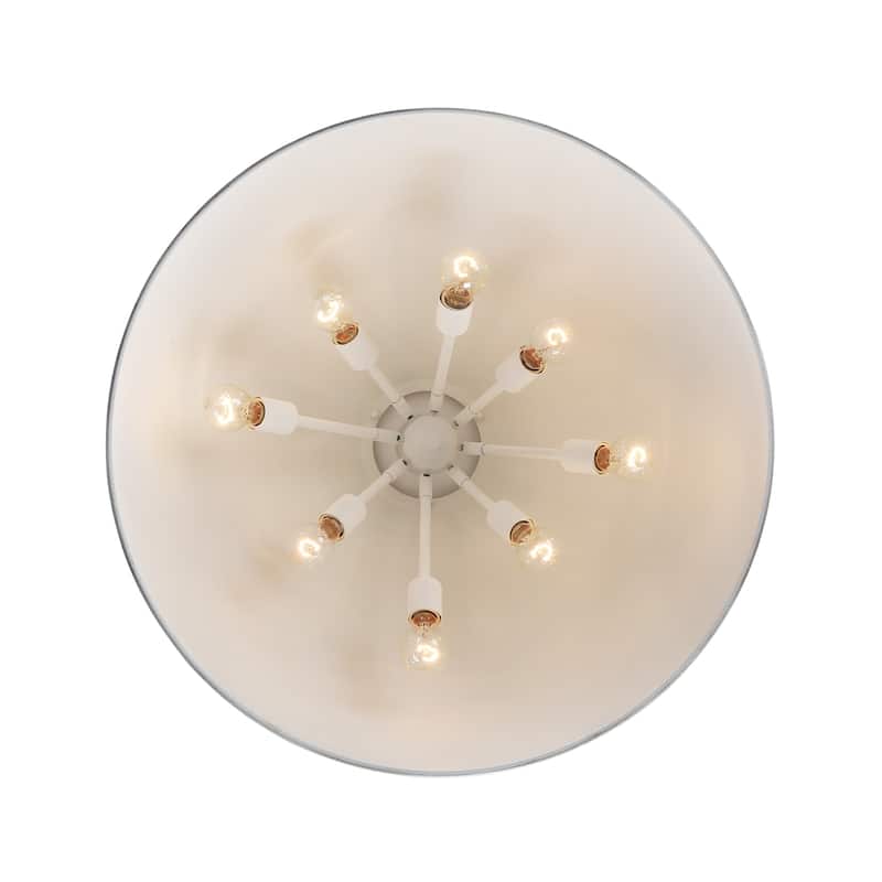 Golden Lighting Alison 8-light Pendant in Vintage Gold and Weathered Black Iron shade - 8 Light Pendant