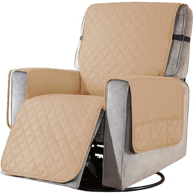 Subrtex Recliner Chair Reversible Washable Fitted Sofa Slip Cover - S