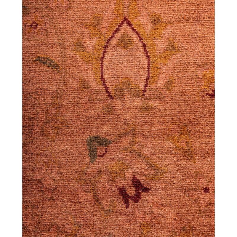 Overdyed One-of-a-Kind Hand-Knotted Area Rug - Pink - 6' 2" x 6' 3"