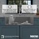 preview thumbnail 23 of 54, Karran Drop-In Quartz Composite 1-Hole Single Bowl Kitchen Sink - 33" x 22" x 9"