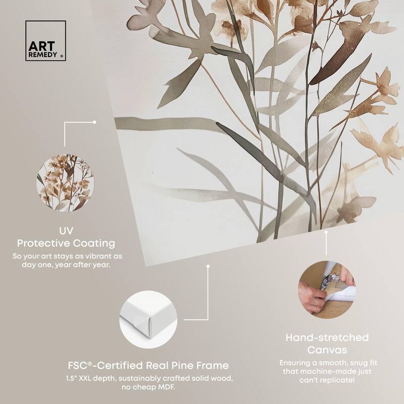 Meadow's Murmur II Canvas by Art Remedy, Gallery Wrapped