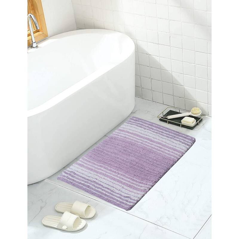 Gradiation Collection Absorbent Cotton Machine Washable Bath Rug