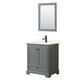 Option Dark Gray / Giotto Quartz Top / Matte Black