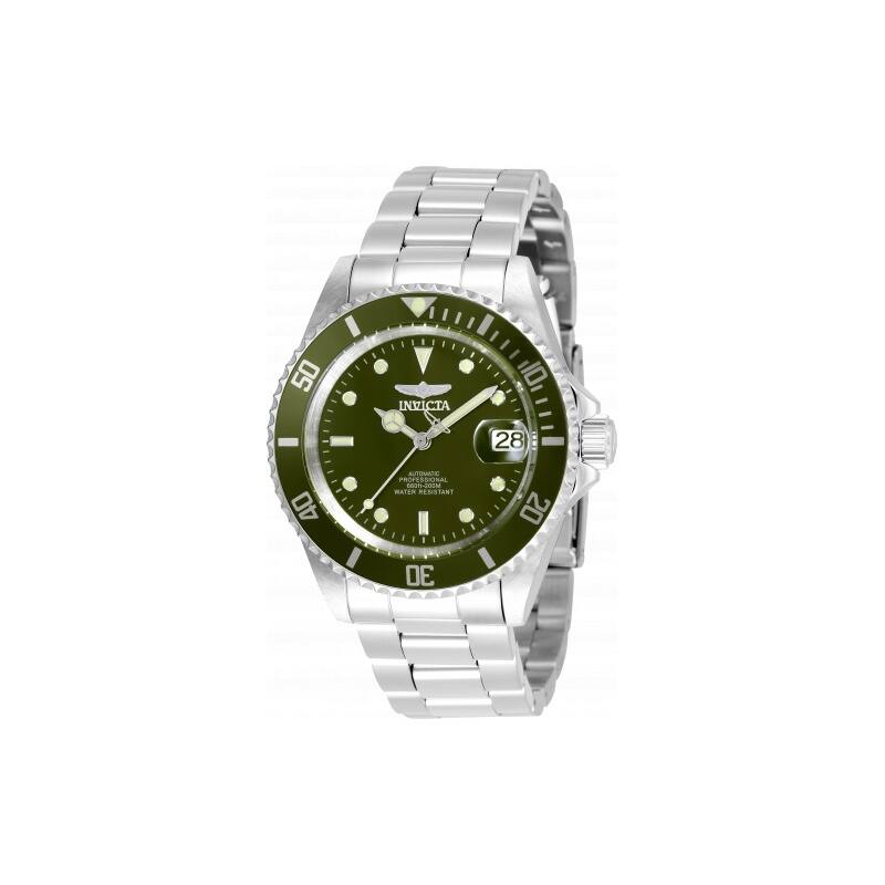 Invicta Men's 35690 Pro Diver Automatic 3 Hand Military Green Dial Watch