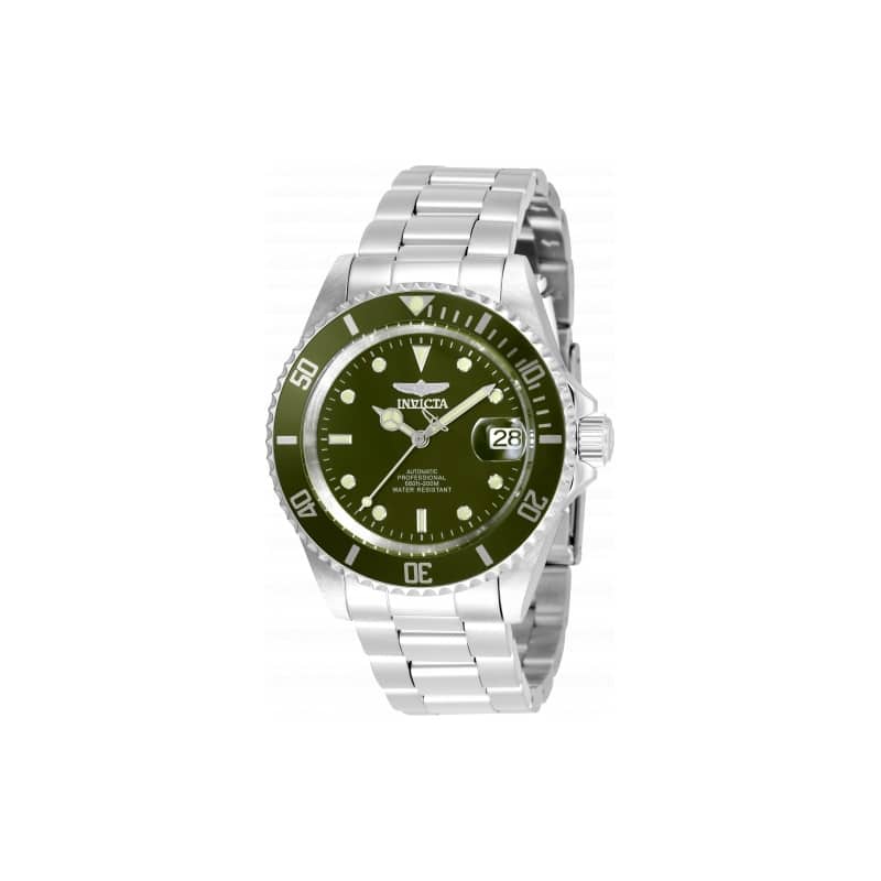 Invicta Men's 35690 Pro Diver Automatic 3 Hand Military Green Dial Watch