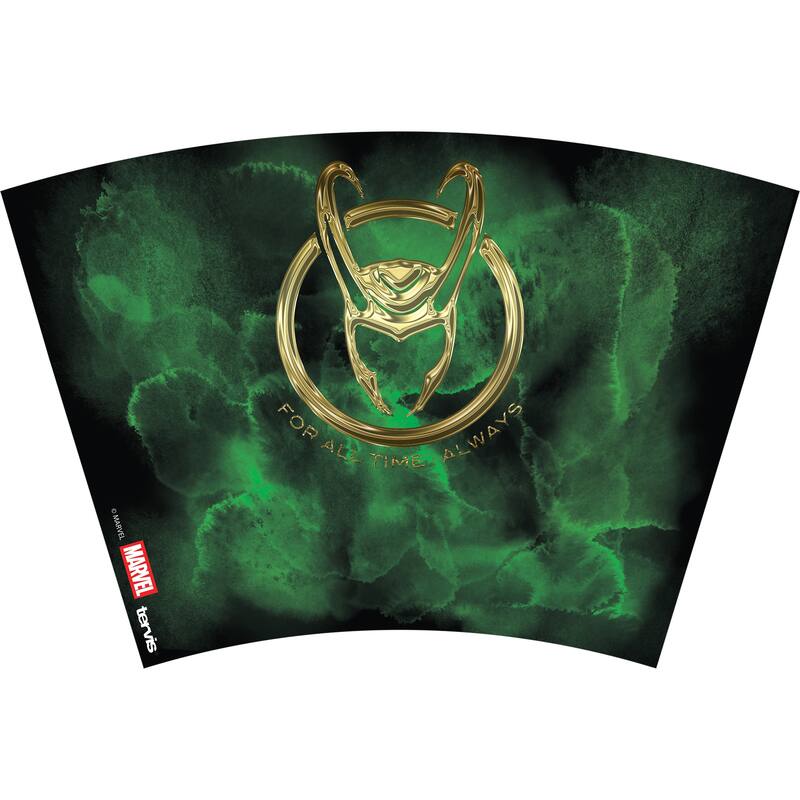 Tervis Marvel - Loki Tie Dye Made in USA Double Walled Insulated Travel Tumbler, Clear - 24oz