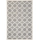 preview thumbnail 123 of 183, SAFAVIEH Handmade Cambridge Trudie Geometric Wool Rug 5' x 7' - Silver/Ivory - Rectangle