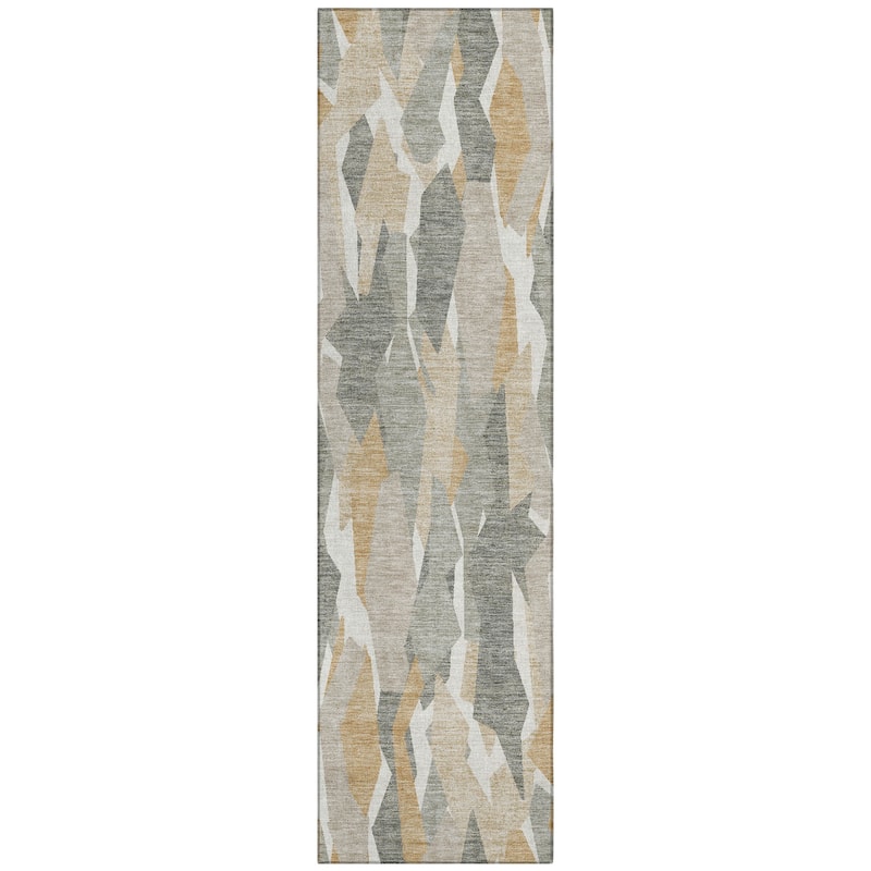 Machine Washable Indoor/ Outdoor Contemporary Dylan Chantille Rug