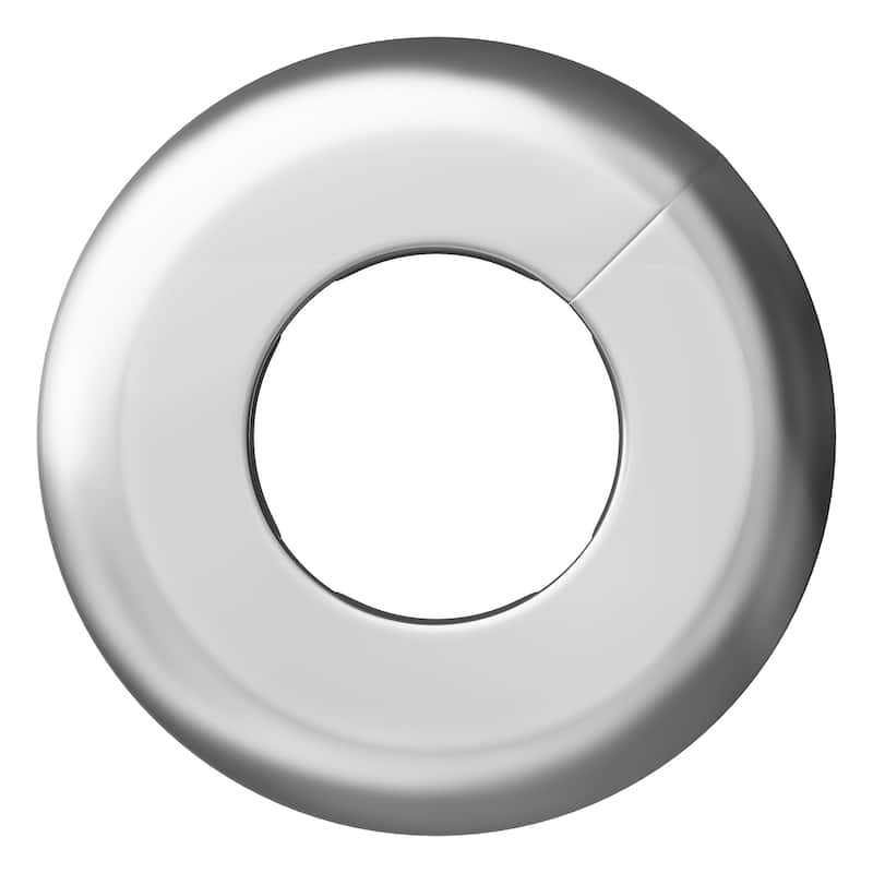 PROFLO PFSEK 4-3/8" Plastic Escutcheon Plate - Chrome