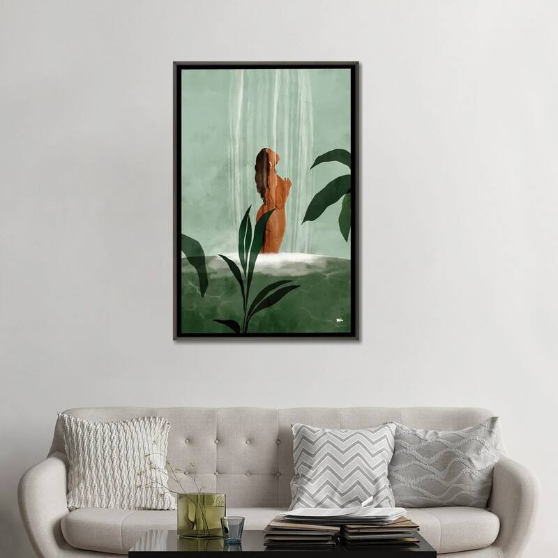 iCanvas "Rain On Me" by Bria Nicole Framed